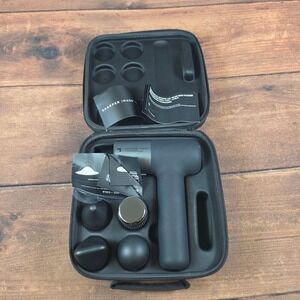 Sharper Image Percussion Massager Adult OS Black Good Hot Cold Pro+ Case
